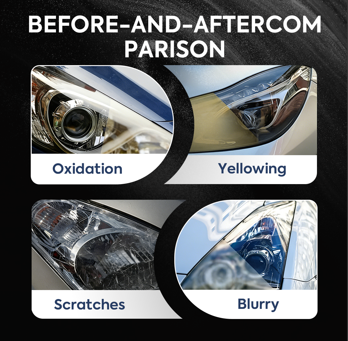 ๐ Automotive Headlamp Restoration Fluid, Clears Oxidation, Yellowing & UV Protection