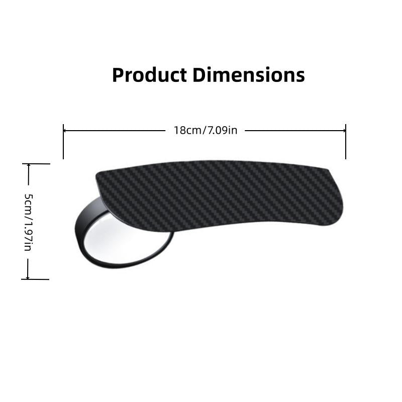 🔥2-Pack Car Side Mirror Rain Visors with 360° Blind Spot Mirrors – Clearer View for Safer Driving🔥