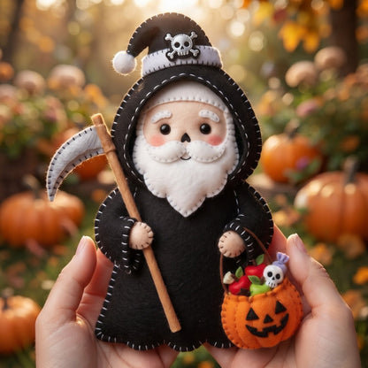 Halloween Witch Gingerbread DIY Hand Sew Felt Craft Kit – For Craft Lovers