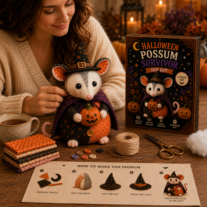 🎃🦡 Halloween Possum Survivor DIY Kit