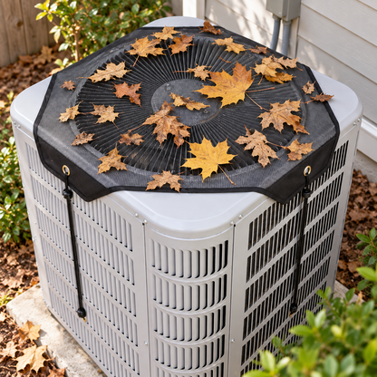 Heavy-Duty Full Mesh Outdoor Air Conditioner Cover – All-Season AC Protector