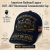 🚂 America 250th Celebration Sale: 50% OFF! 🛤️ American Railroad Legacy 1827–2027 Bicentennial Commemorative Cap