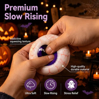 Cute Halloween Scary Ghost Maruko Squeeze Toy Set | Portable Stress Relief Toys, Halloween Party Fillers & Holiday Gifts