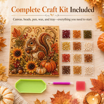 🔥Last Day 49% OFF - 🍂✨Autumn Pearl Painting Kit - Relaxing DIY Craft to Create Sparkling Fall Artwork