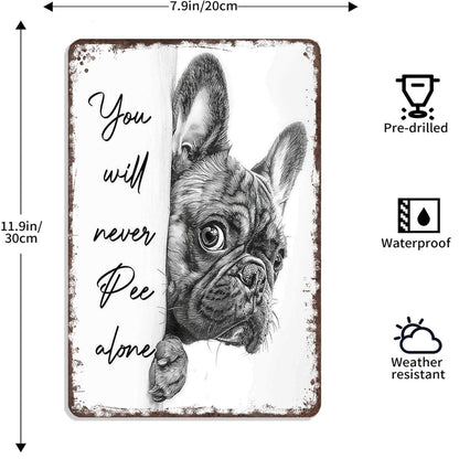 🐾💕 Vintage Cat Bathroom Sign - "Welcome to the Bathroom"