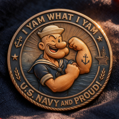 🇺🇸U.S. Navy Commemorative Cap & Coin – Anchor of Freedom⚓-🔥Buy 2 Get Free Shipping🚛