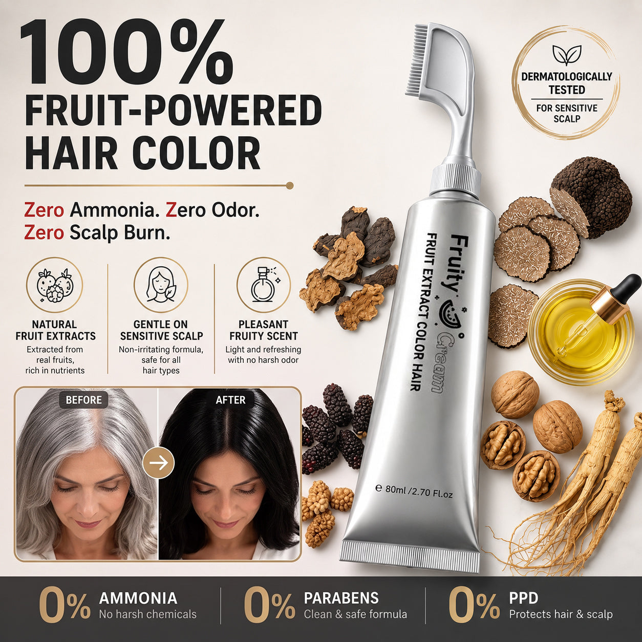 📢📢BUY 2 GET 1 FREE !! ⏰Vibrant, Long-Lasting Hair Color (With ZERO Damage!) ✨