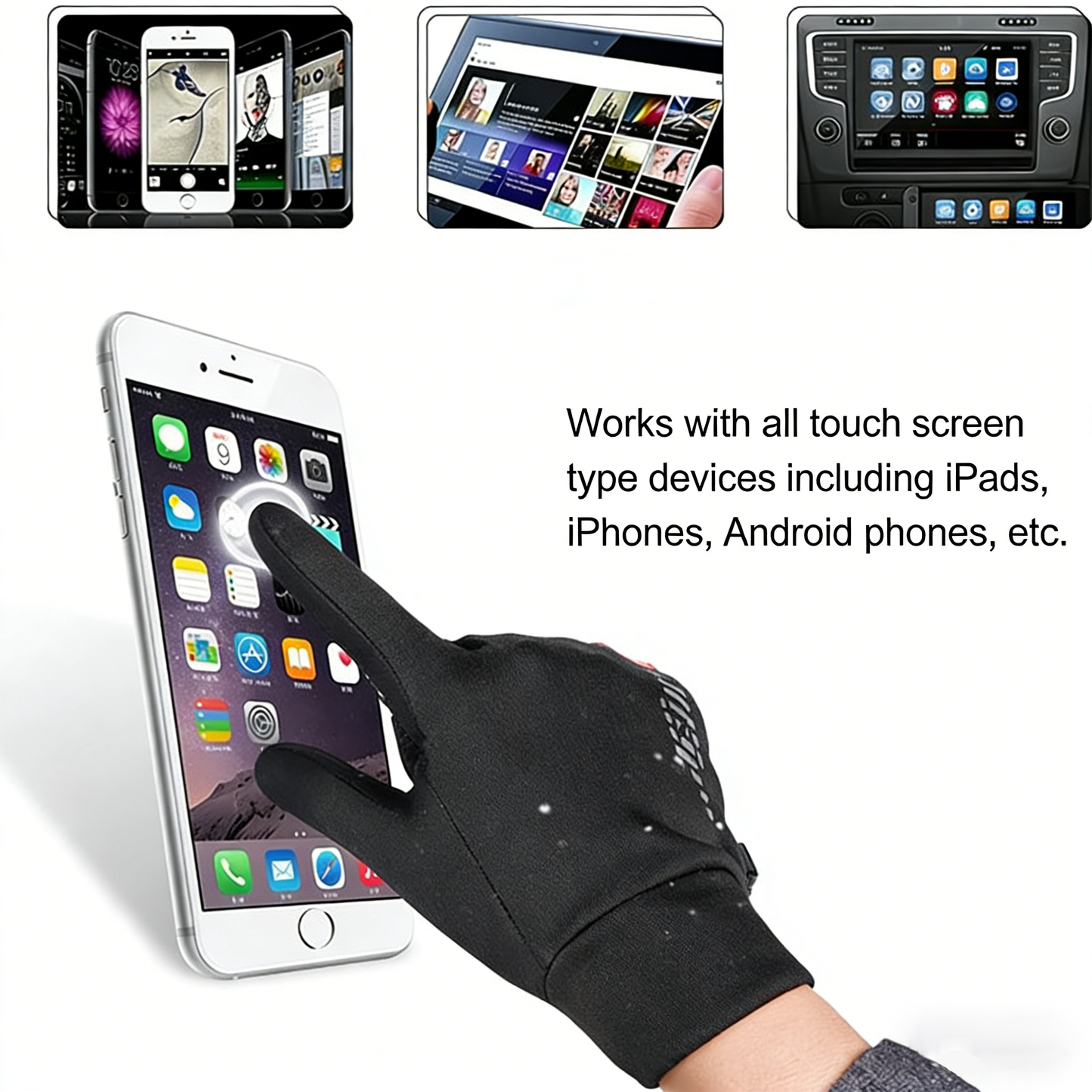 🔥Outdoor Winter Touchscreen Gloves | Windproof | Full-Finger | Fleece-Lined | Unisex