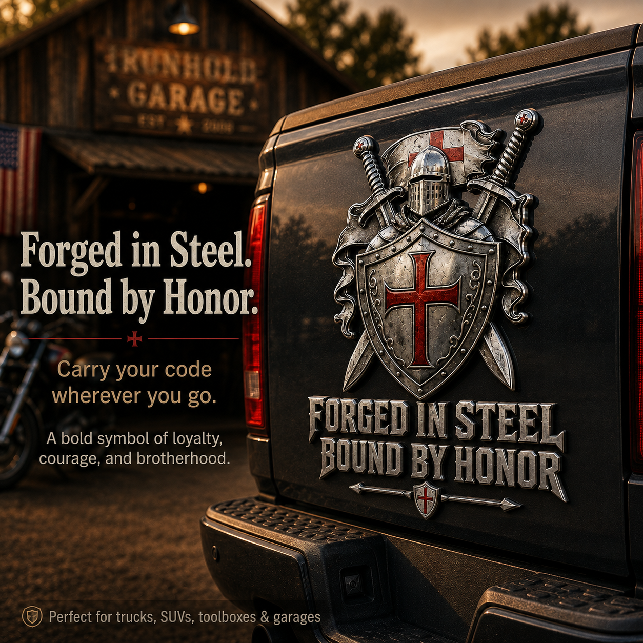 ⚔️Brotherhood Of Knights Metal Emblem — Forged In Steel, Bound By Honor