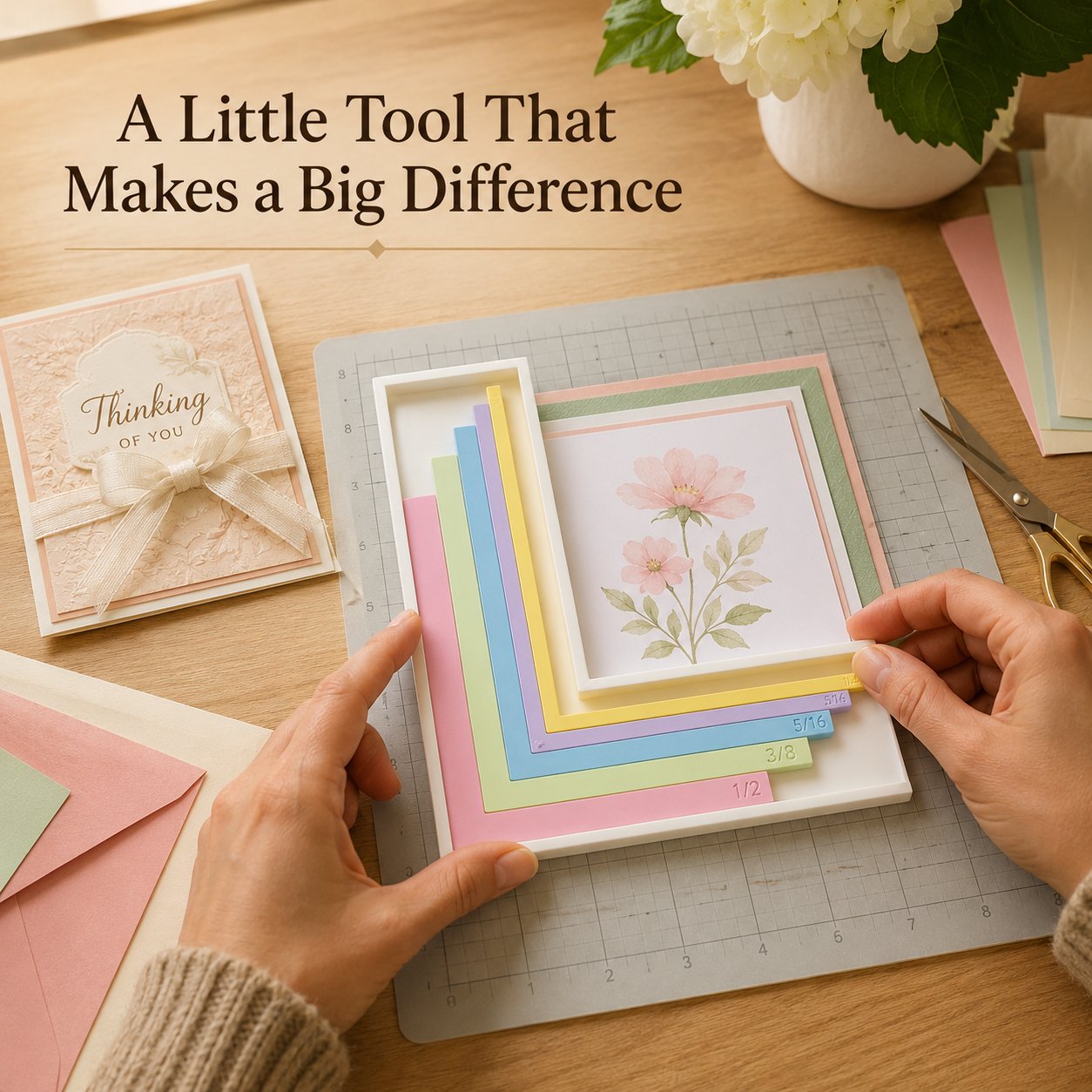 ✨ Card Making Alignment Guides Set | Create Perfect Cards Easily | 🎁 FREE Storage Box Included