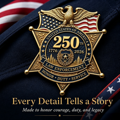 🔥 Last Day Sale ⚡️49% OFF – Law Enforcement Honor Brooch | Duty & Service Pin