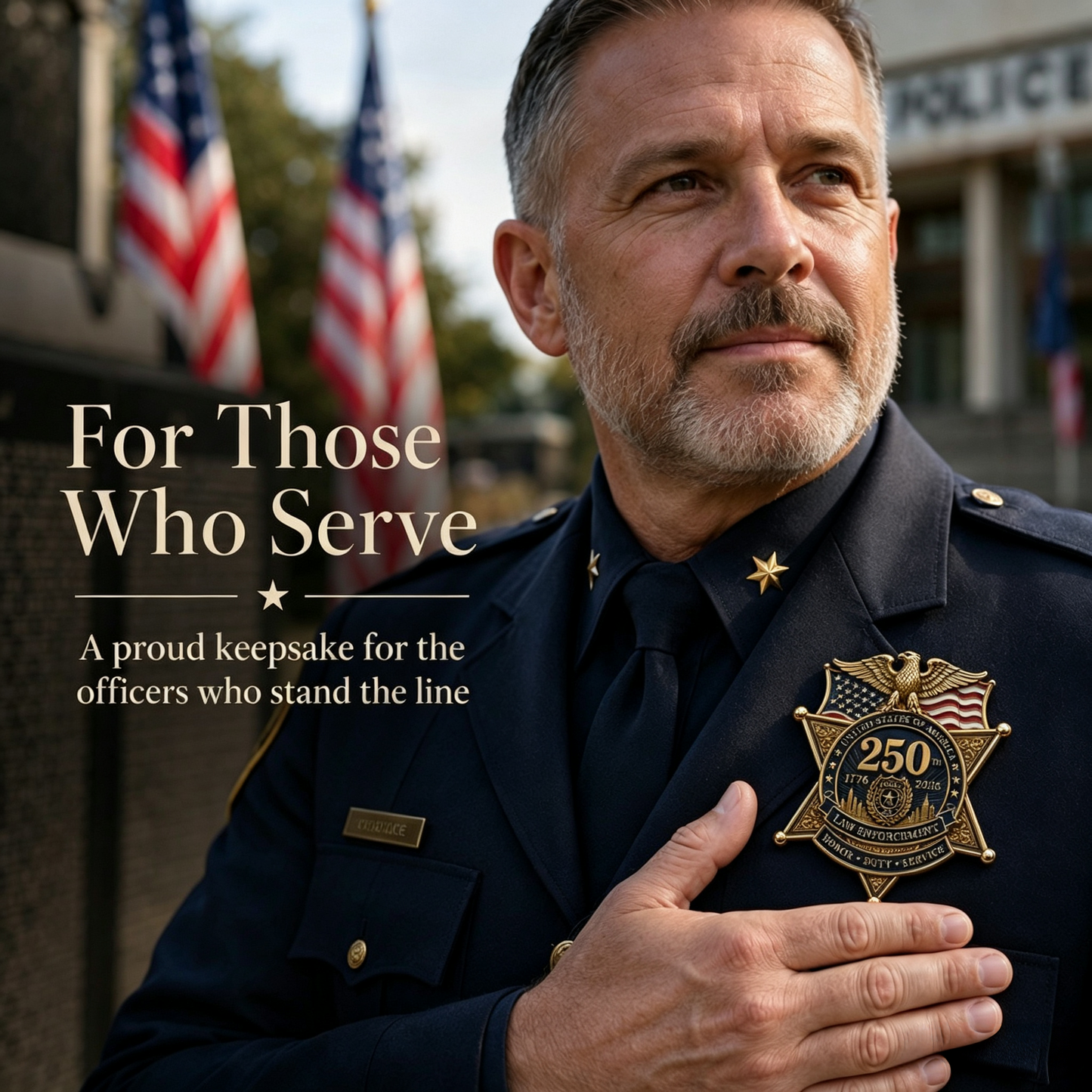 🔥 Last Day Sale ⚡️49% OFF – Law Enforcement Honor Brooch | Duty & Service Pin