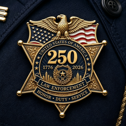 🔥 Last Day Sale ⚡️49% OFF – Law Enforcement Honor Brooch | Duty & Service Pin