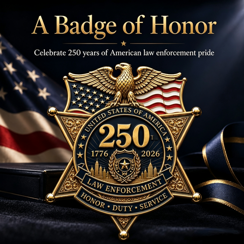 🔥 Last Day Sale ⚡️49% OFF – Law Enforcement Honor Brooch | Duty & Service Pin