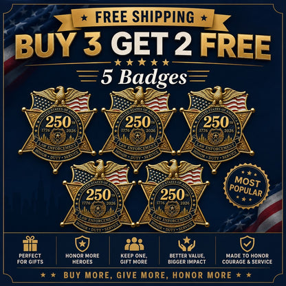 🔥 Last Day Sale ⚡️49% OFF – Law Enforcement Honor Brooch | Duty & Service Pin