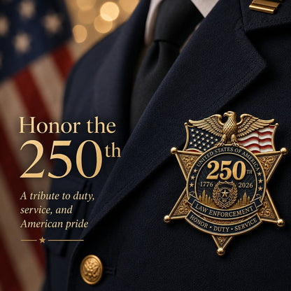 🔥 Last Day Sale ⚡️49% OFF – Law Enforcement Honor Brooch | Duty & Service Pin