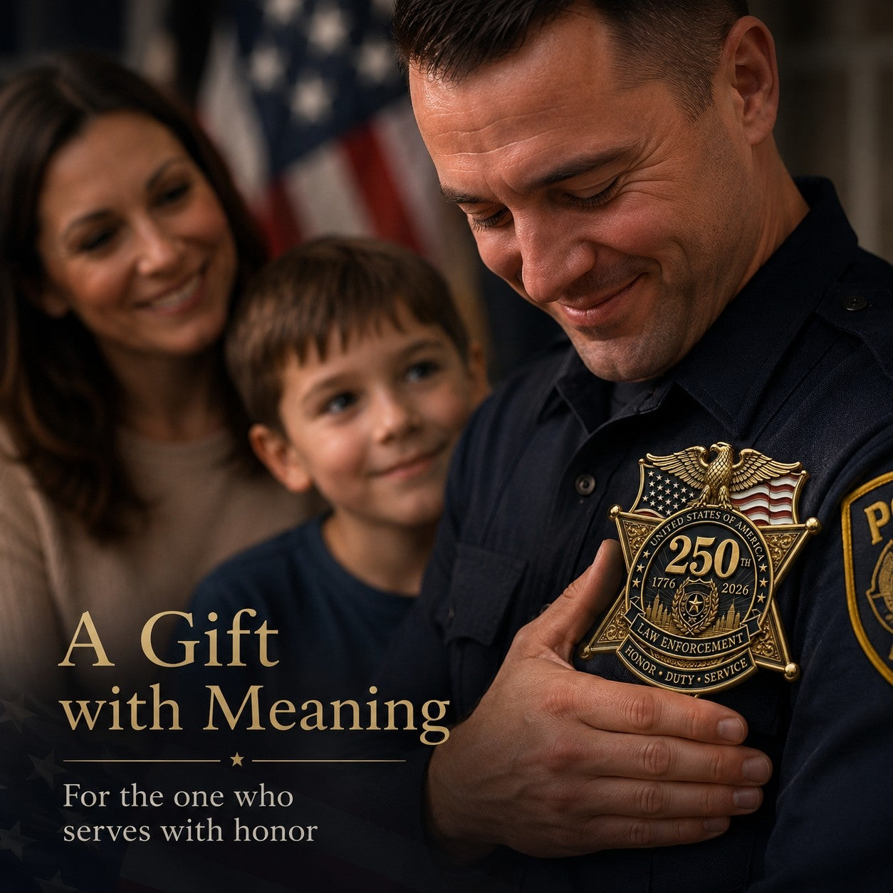 🔥 Last Day Sale ⚡️49% OFF – Law Enforcement Honor Brooch | Duty & Service Pin