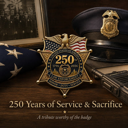 🔥 Last Day Sale ⚡️49% OFF – Law Enforcement Honor Brooch | Duty & Service Pin