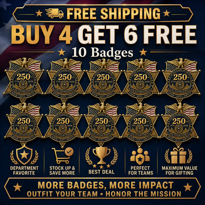 🔥 Last Day Sale ⚡️49% OFF – Law Enforcement Honor Brooch | Duty & Service Pin