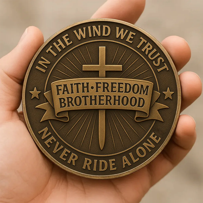 Never Ride Alone Cap🎁 Free Double-Sided Honor Coin With Every Cap Purchase