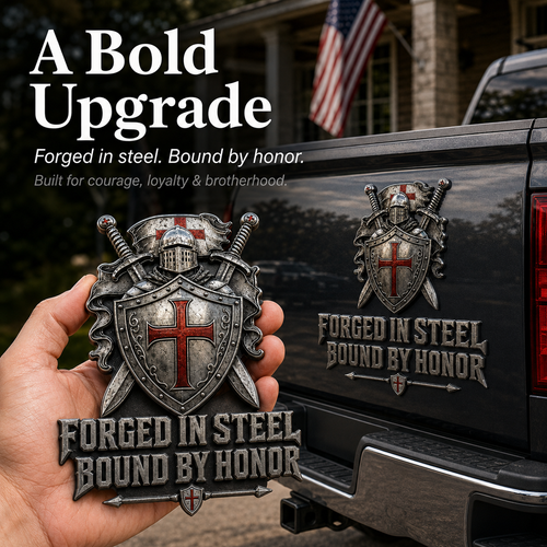 ⚔️Brotherhood Of Knights Metal Emblem — Forged In Steel, Bound By Honor