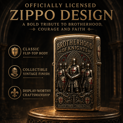 ⚔️ Brotherhood Of Knights Vintage Lighter | 2026 Limited Edition