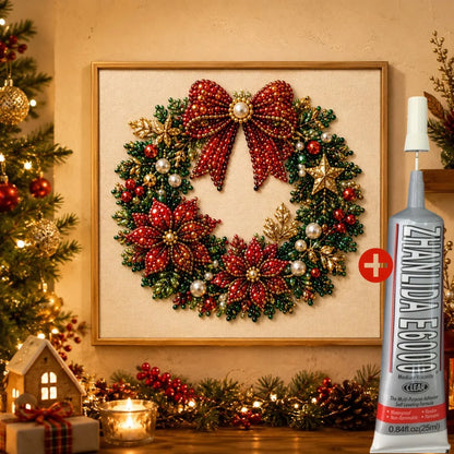 🧘Relaxing & Beginner-Friendly - 🎨💎DIY Christmas Pearl Diamond Painting Art Kit
