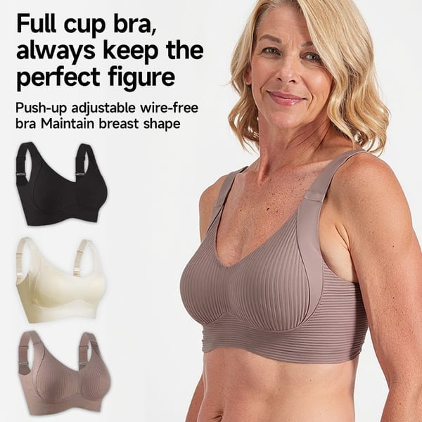 🔥Ultimate Wire-Free Push-Up Bra – Instant Lift & Firmness, No More Sagging!