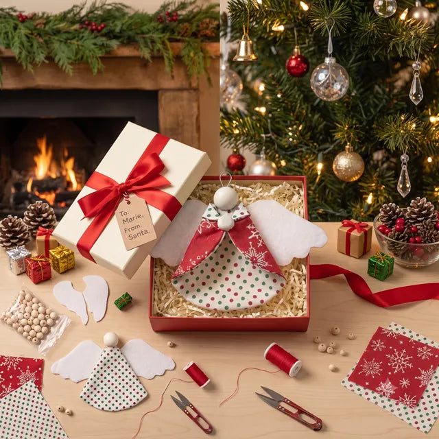 Guardian Angel Christmas Ornaments Template -With Instructions