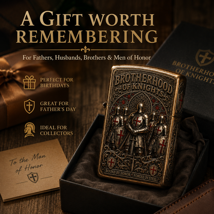 ⚔️ Brotherhood Of Knights Vintage Lighter | 2026 Limited Edition