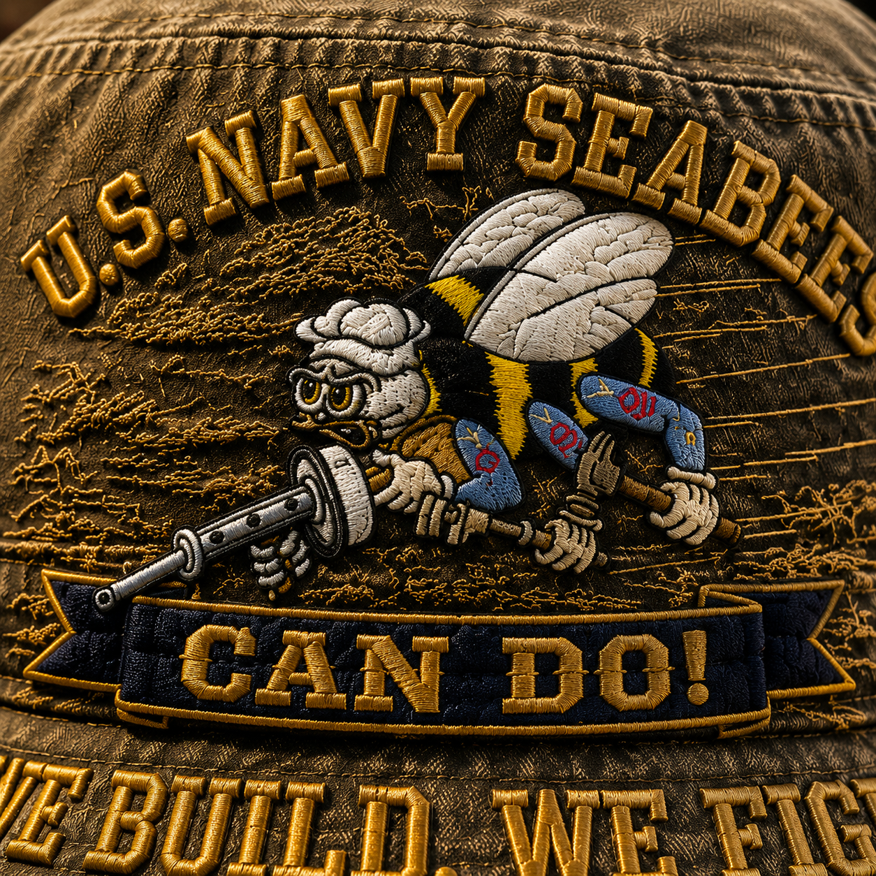 🏆Last Day Promo: 49% OFF - U.S. Navy Seabees CAN DO Bucket Hat