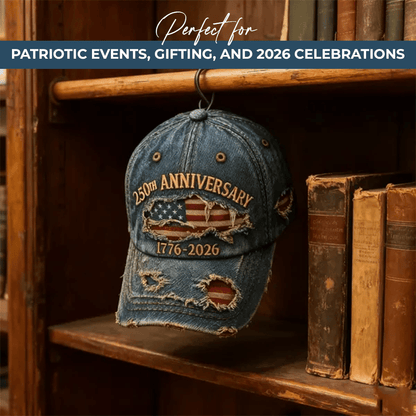🎉 🔥49% Off Sale on July 4---Handmade US 250th Anniversary Casual Print Hat
