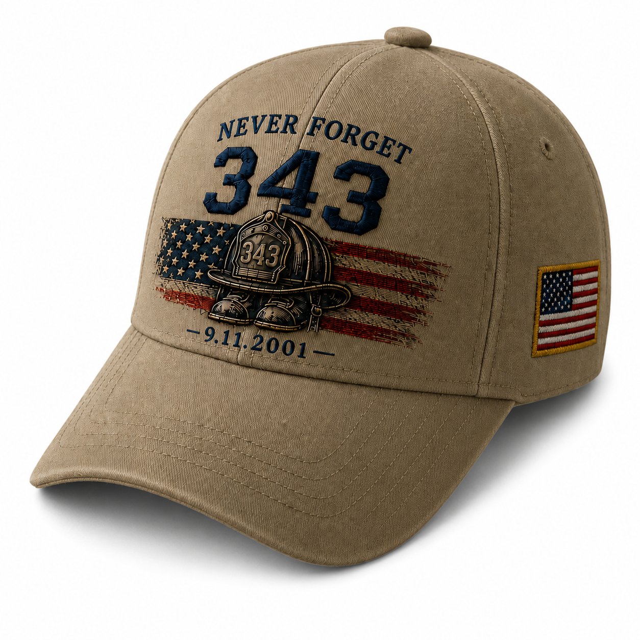 🧢Never Forget 343 Memorial Cap 🔥 Buy the Cap Get the Matching Tribute Coin FREE