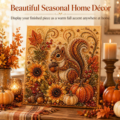 🔥Last Day 49% OFF - 🍂✨Autumn Pearl Painting Kit - Relaxing DIY Craft to Create Sparkling Fall Artwork