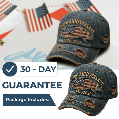 🎉 🔥49% Off Sale on July 4---Handmade US 250th Anniversary Casual Print Hat