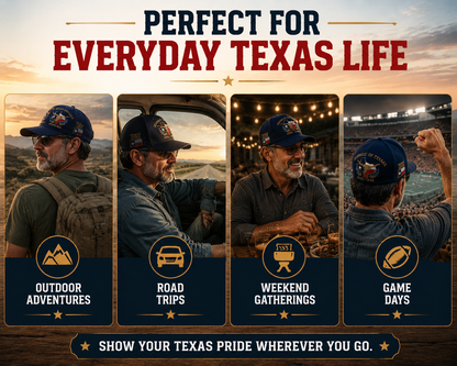 Republic of Texas Commemorative Embroidered Hat – Show Your Texas Pride