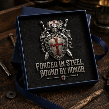 ⚔️Brotherhood Of Knights Metal Emblem — Forged In Steel, Bound By Honor