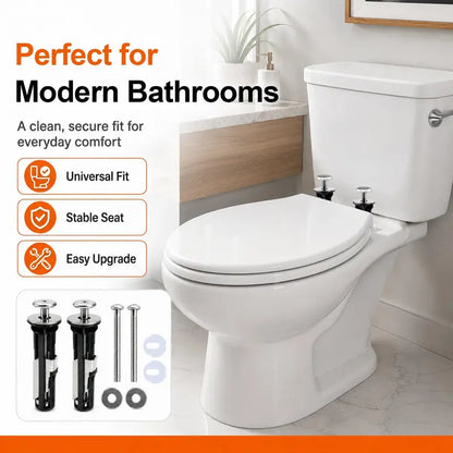 Universal Toilet Seat Bolt Kit Screws, Quick Release Easy Install Toilet Seat Replacement Parts 🚽