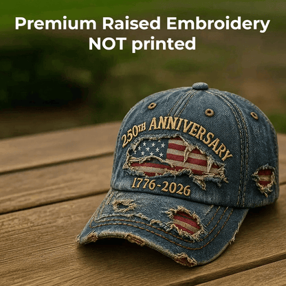 🎉 🔥49% Off Sale on July 4---Handmade US 250th Anniversary Casual Print Hat