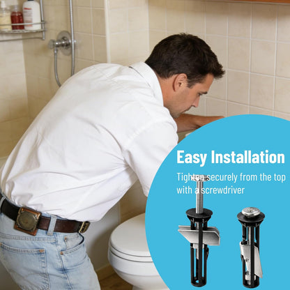 Universal Toilet Seat Bolt Kit Screws, Quick Release Easy Install Toilet Seat Replacement Parts 🚽