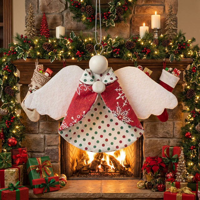 Guardian Angel Christmas Ornaments Template -With Instructions