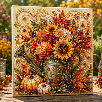🔥Last Day 49% OFF - 🍂✨Autumn Pearl Painting Kit - Relaxing DIY Craft to Create Sparkling Fall Artwork