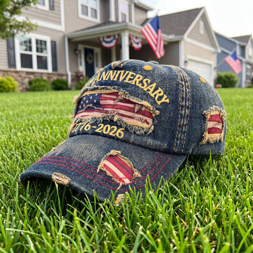🎉 🔥49% Off Sale on July 4---Handmade US 250th Anniversary Casual Print Hat