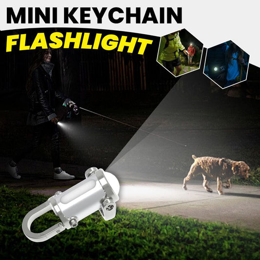 🔦1200-Lumen Super Bright Mini Keychain Flashlight Waterproof