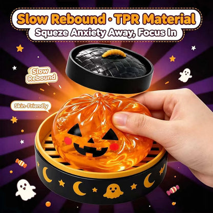 Cute Halloween Scary Ghost Maruko Squeeze Toy Set | Portable Stress Relief Toys, Halloween Party Fillers & Holiday Gifts