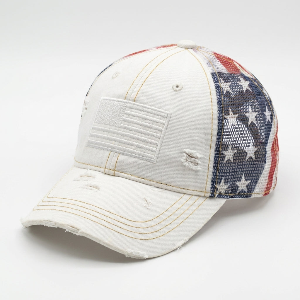 🔥American Flag Ponytail Embroidered Hat—🎁Buy 2 FREE SHIPPING