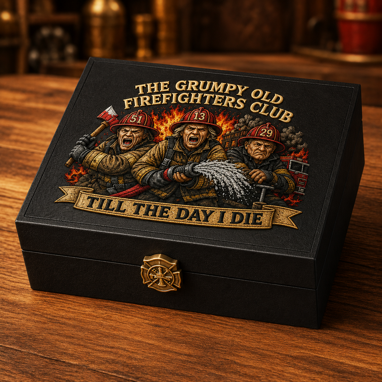 The Grumpy Old Firefighters Club Cap🎁 Free Honor Coin With Every Cap Purchase