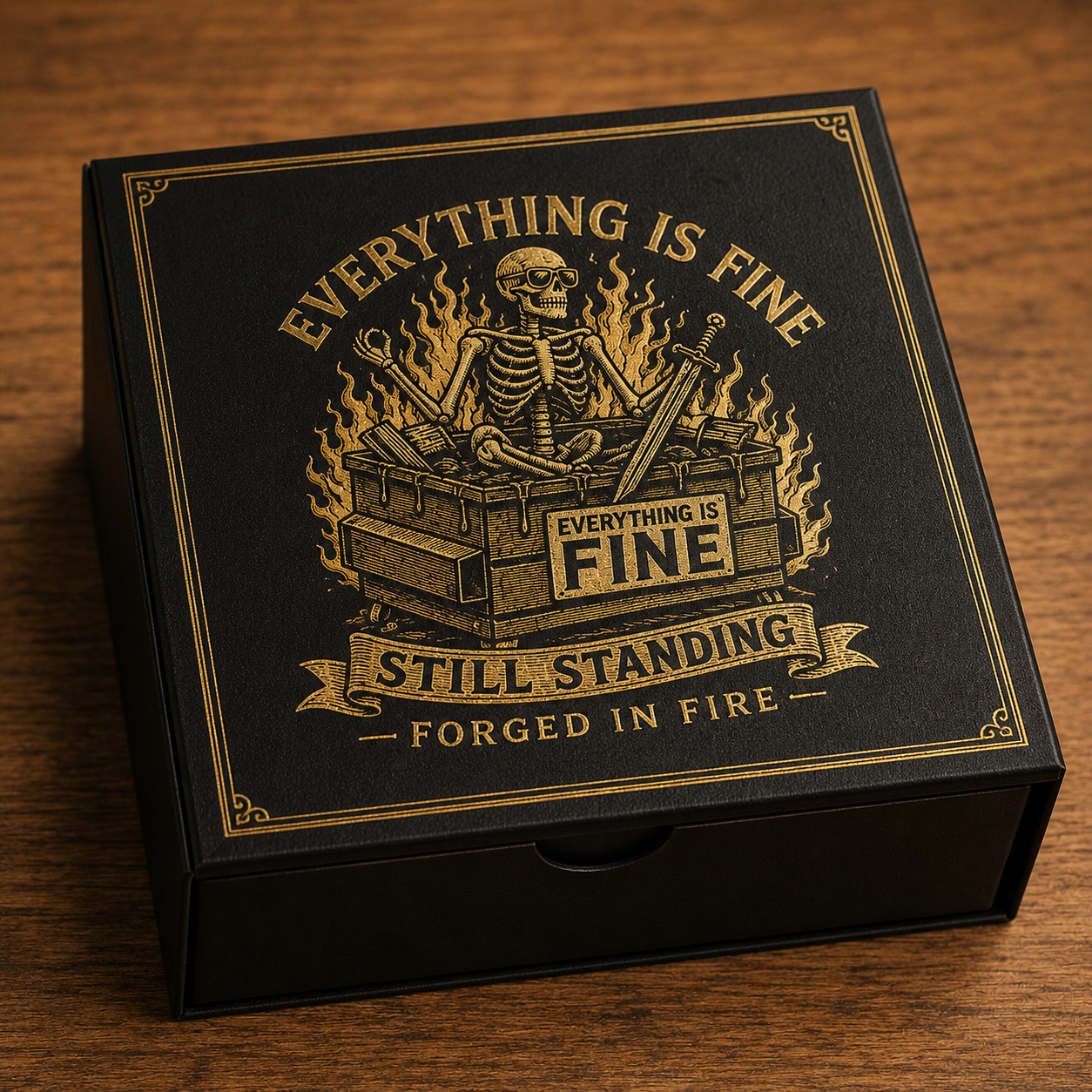 EVERYTHING IS FINE Cap 🎁 Free Double-Sided Honor Coin With Every Cap Purchase