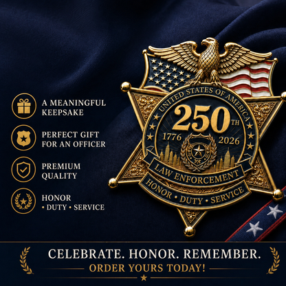 🔥 Last Day Sale ⚡️49% OFF – Law Enforcement Honor Brooch | Duty & Service Pin