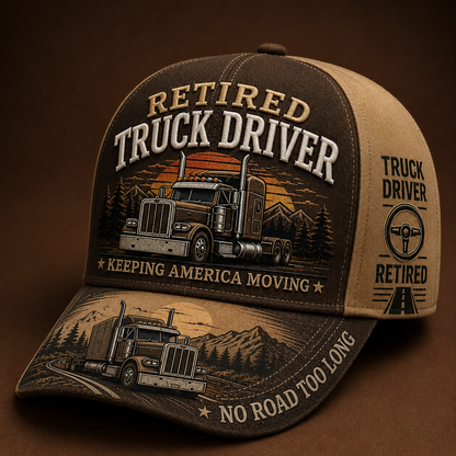 💥LAST DAY 49% OFF -🚛 RETIRED TRUCK DRIVER CAP